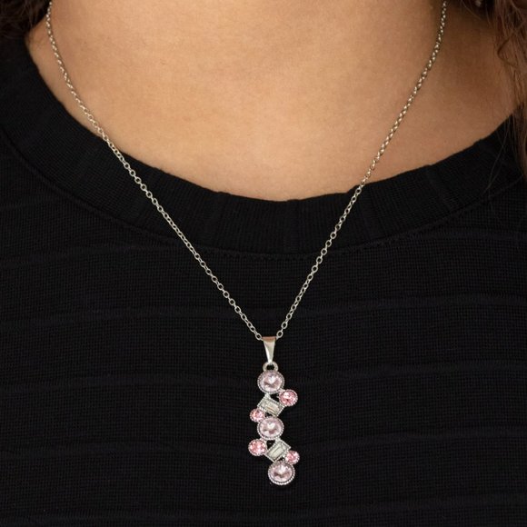 3+/$5 ea. Classically Clustered - Pink